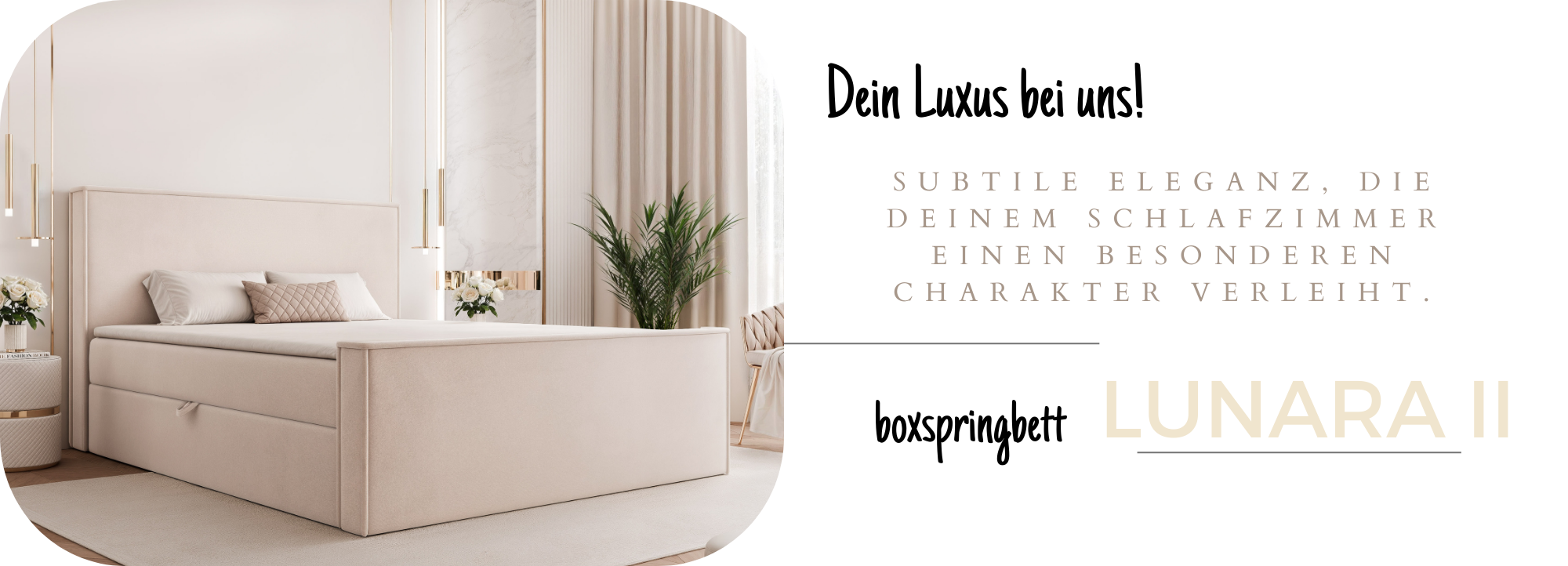 Boxspringbett Lunara